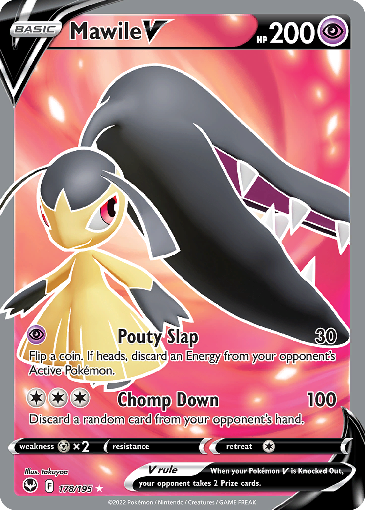Silver Tempest Mawile V #178/195